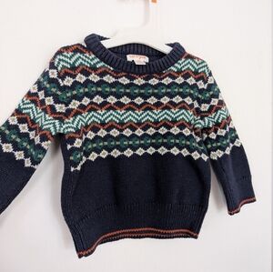 Cat & Jack Fair Isle Knit Sweater